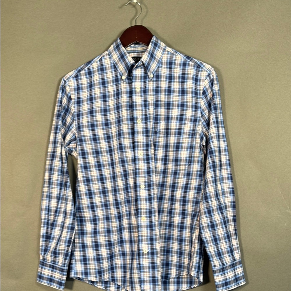 Ralph Lauren Men's Blue Plaid Shirt, Sm, From TV Series Wardrobe